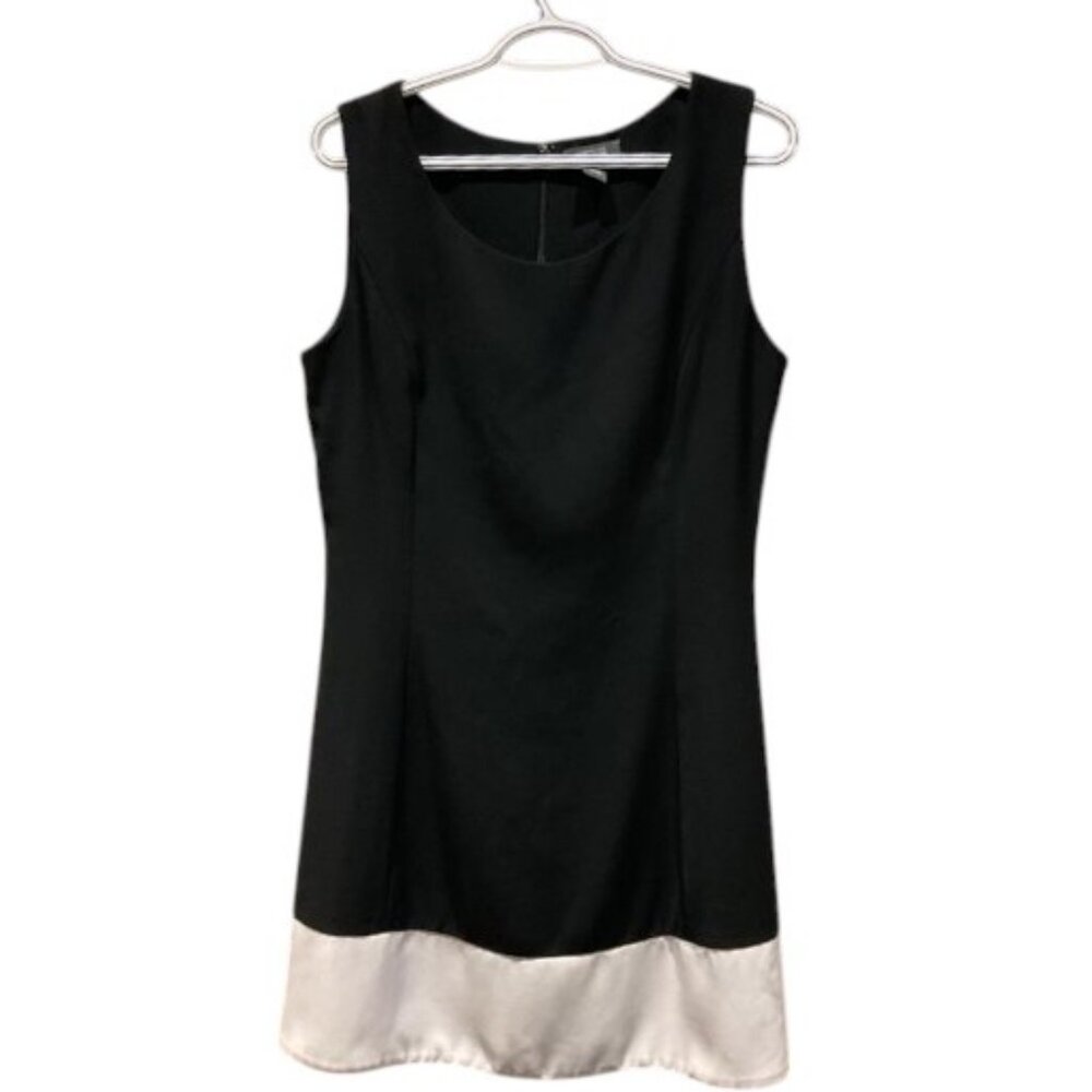 Kenneth Cole Reaction black and white sleeveless dress size 10